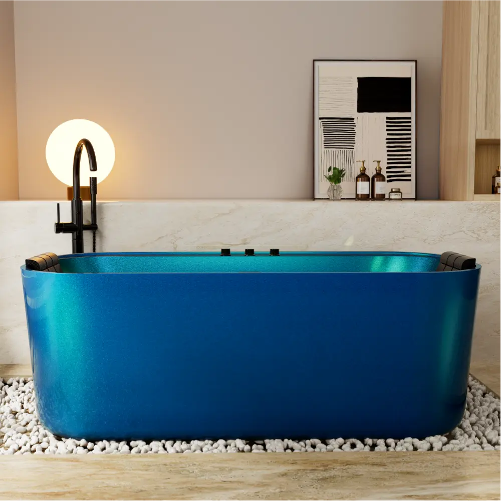 EMPV-67DM01-67-inch-Freestanding-Massage-Whirlpool-1-Person-Bathtub-Front-View