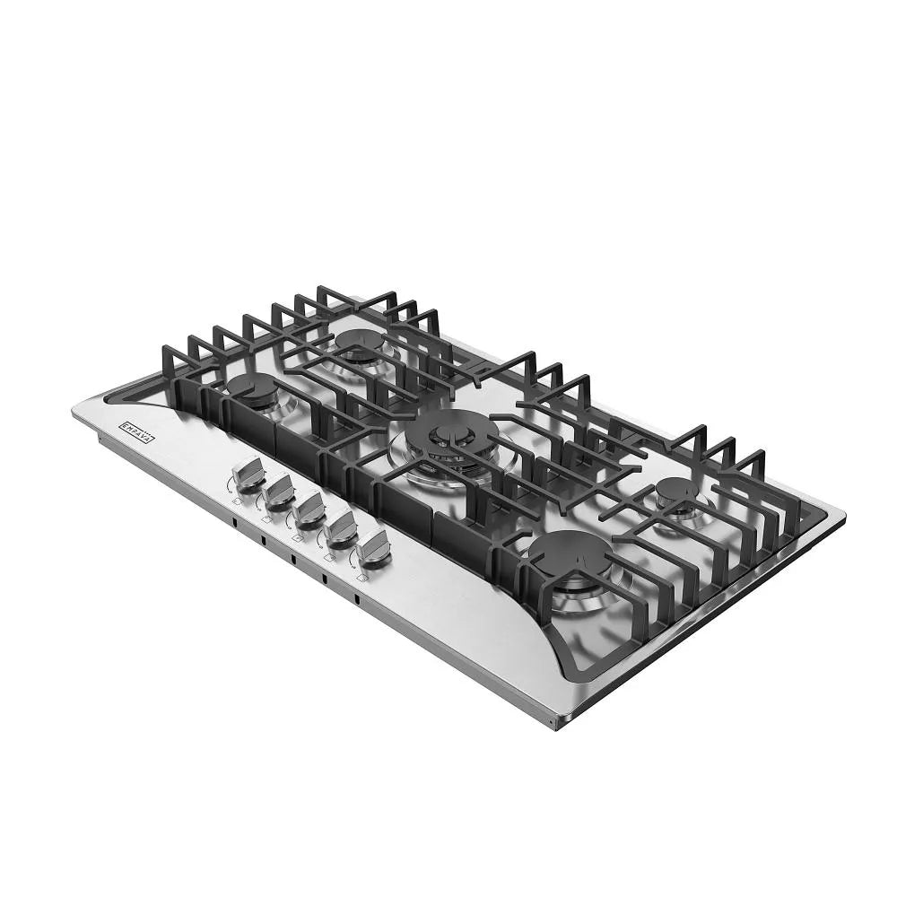 Table de cuisson au gaz Empava 36 pouces 5 brûleurs