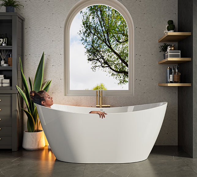 empava soaking tub with modern design