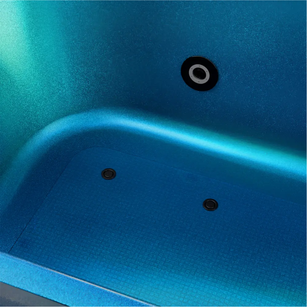 67" Acrylic Freestanding Whirlpool Bathtub with Center Drain