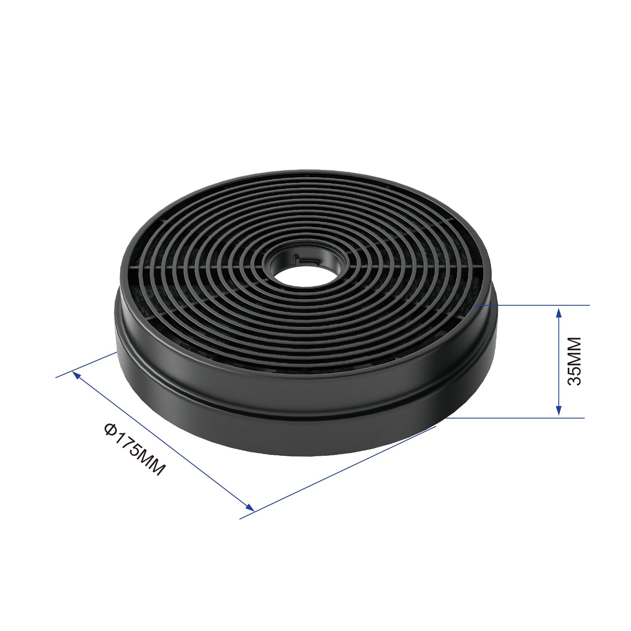 Empava Replacement Charcoal Filters for Range Hood Models 30RH05 & 36RH09 (2-Pack)