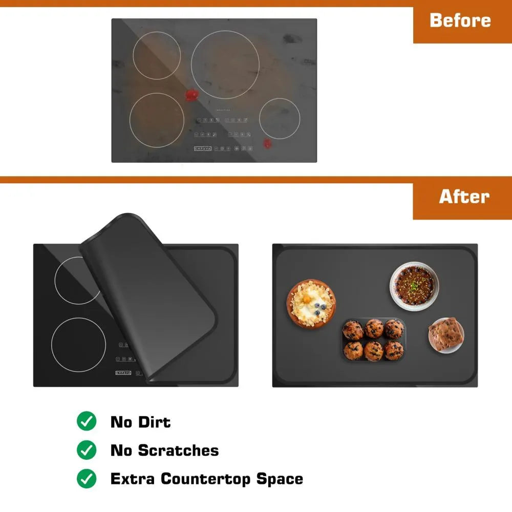 Empava 36 inch Induction cooktop Burner cover ( Black )