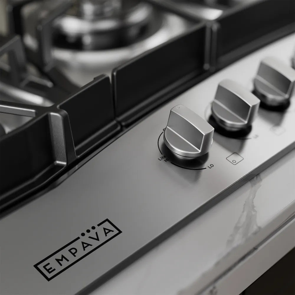 EMPV-30GC21-GX stainless steel gas stove cooktop premium knobs