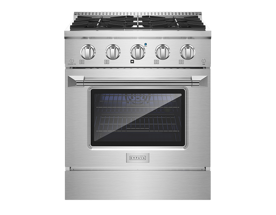 Empava 30 inch Pro-Style Slide-In Single Oven Gas Range
