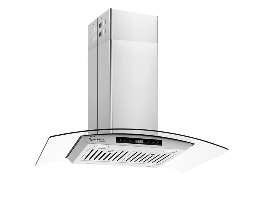Empava 36 inch 400 CFM Kitchen Island Wall Mount Ducted Range Hood