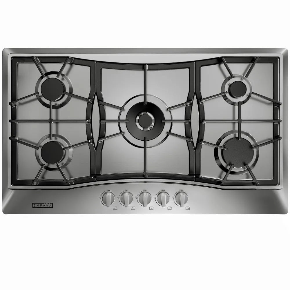 Table de cuisson au gaz Empava 36 pouces 5 brûleurs