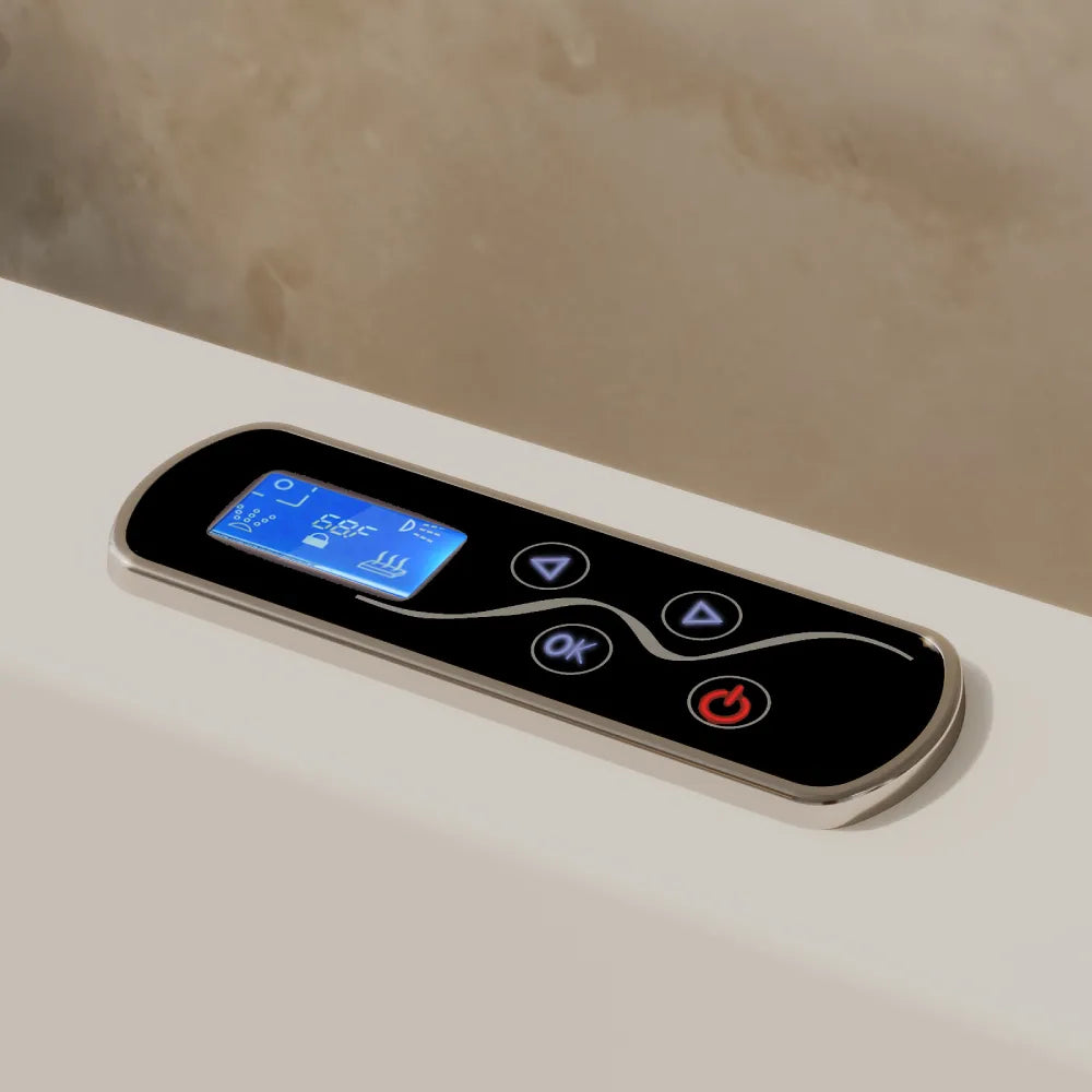 EMPV-71PRO05 massage bathtub with revi-skin therapy and inline heater
