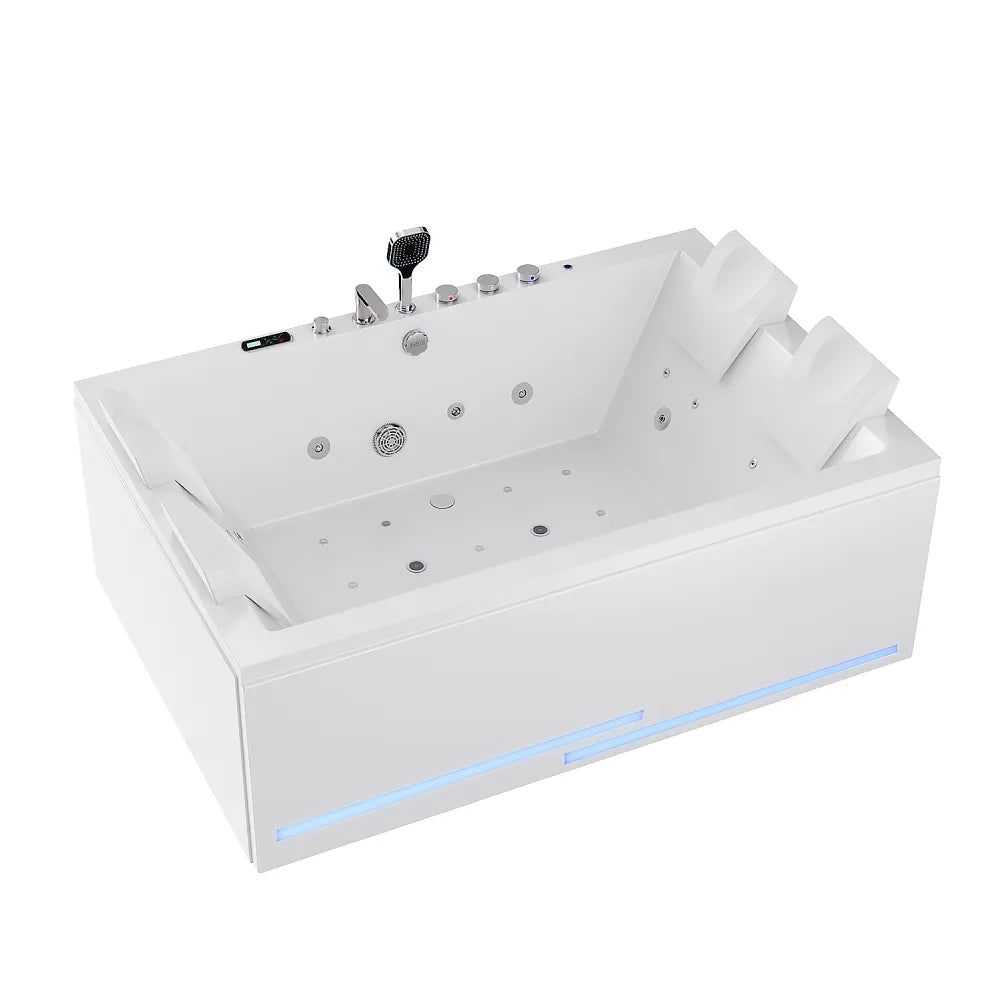 EMPV-71PRO05 massage bathtub with revi-skin therapy side view
