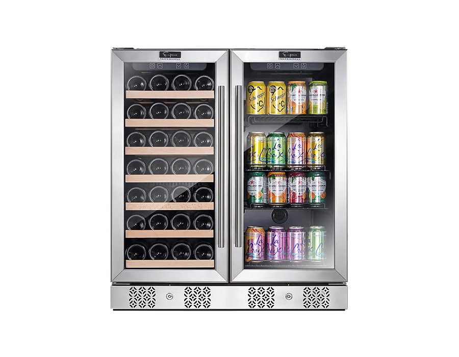 Empava 30 inch Dual Zone Wine & Beverage Cooler Fridge