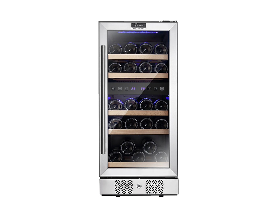 Empava 15 Inch Dual Zone Small Wine Fridge