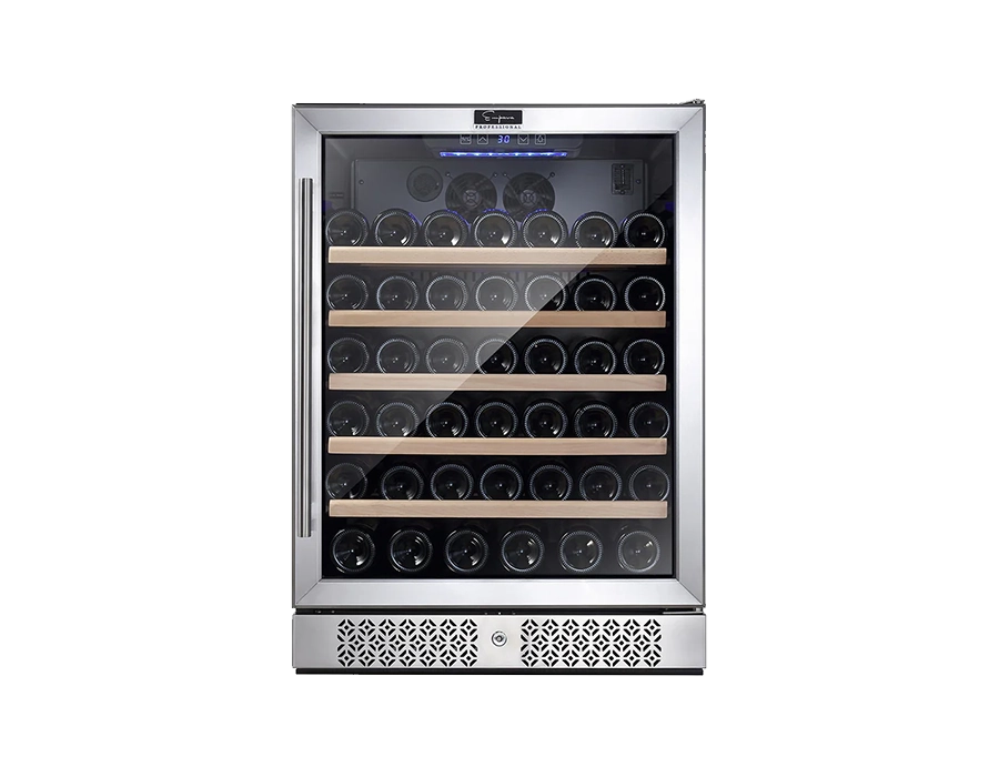 Empava 24 Inch Wine Cooler Wine Fridge 52 Bottles