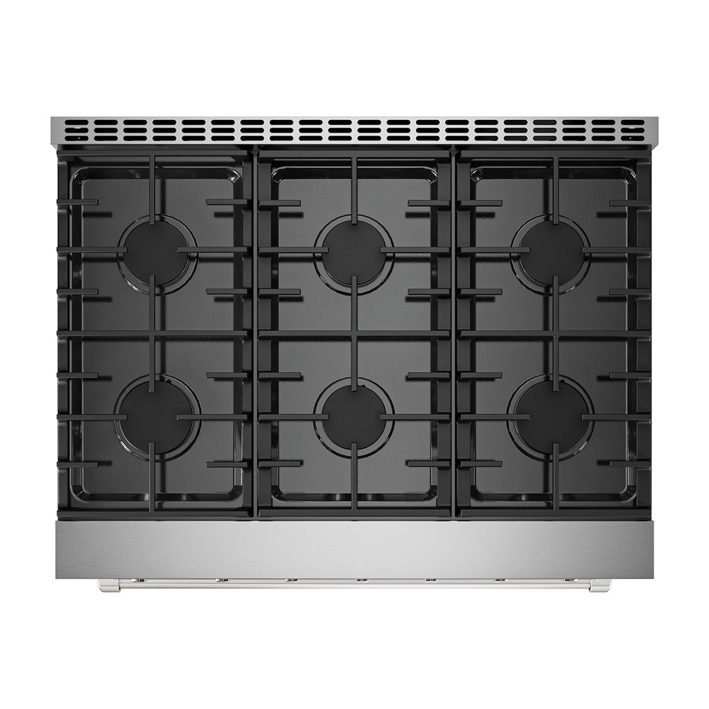 Empava 36 inch Pro Style Slide in Single Oven Gas Range 36gr11 cooktop