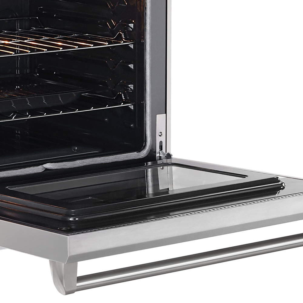 Empava 36 inch Pro Style Slide in Single Oven Gas Range 36gr11 inside detail
