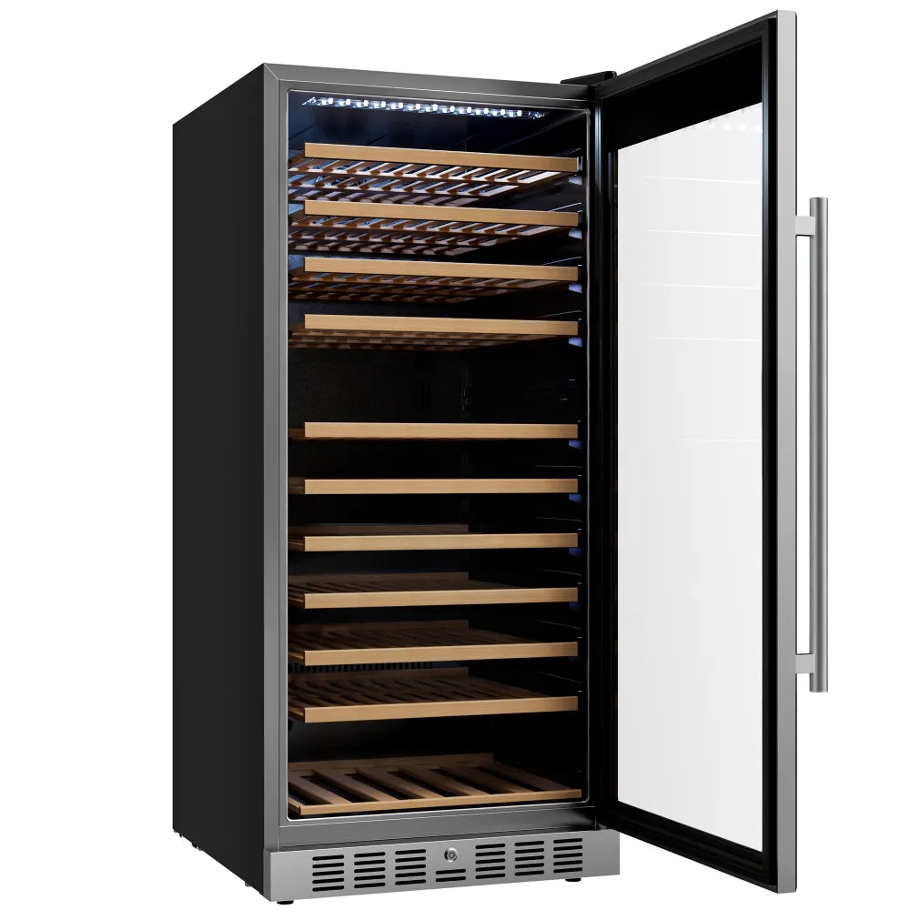 Empava Enfriador de vino de 24 pulgadas Refrigerador de vino de 53 pulgadas de alto