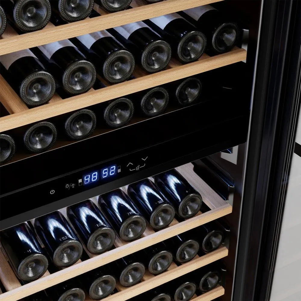 Empava 24 inch Dual Zone Wine Cooler 53 inch Tall Wine Refrigerator
