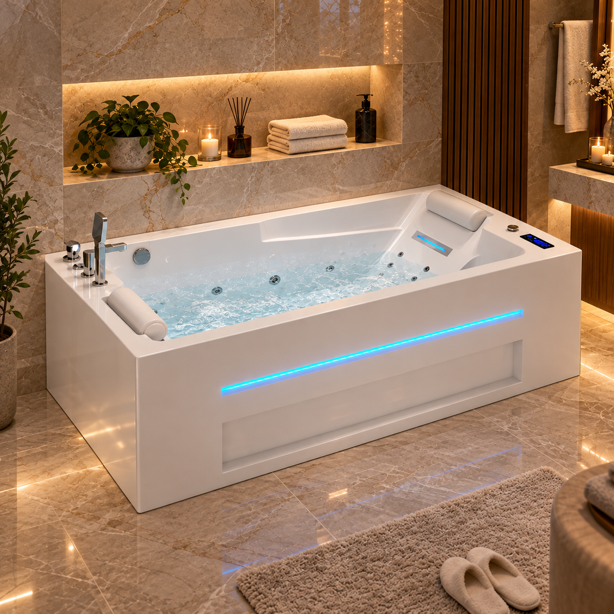 Hotel suite bathroom