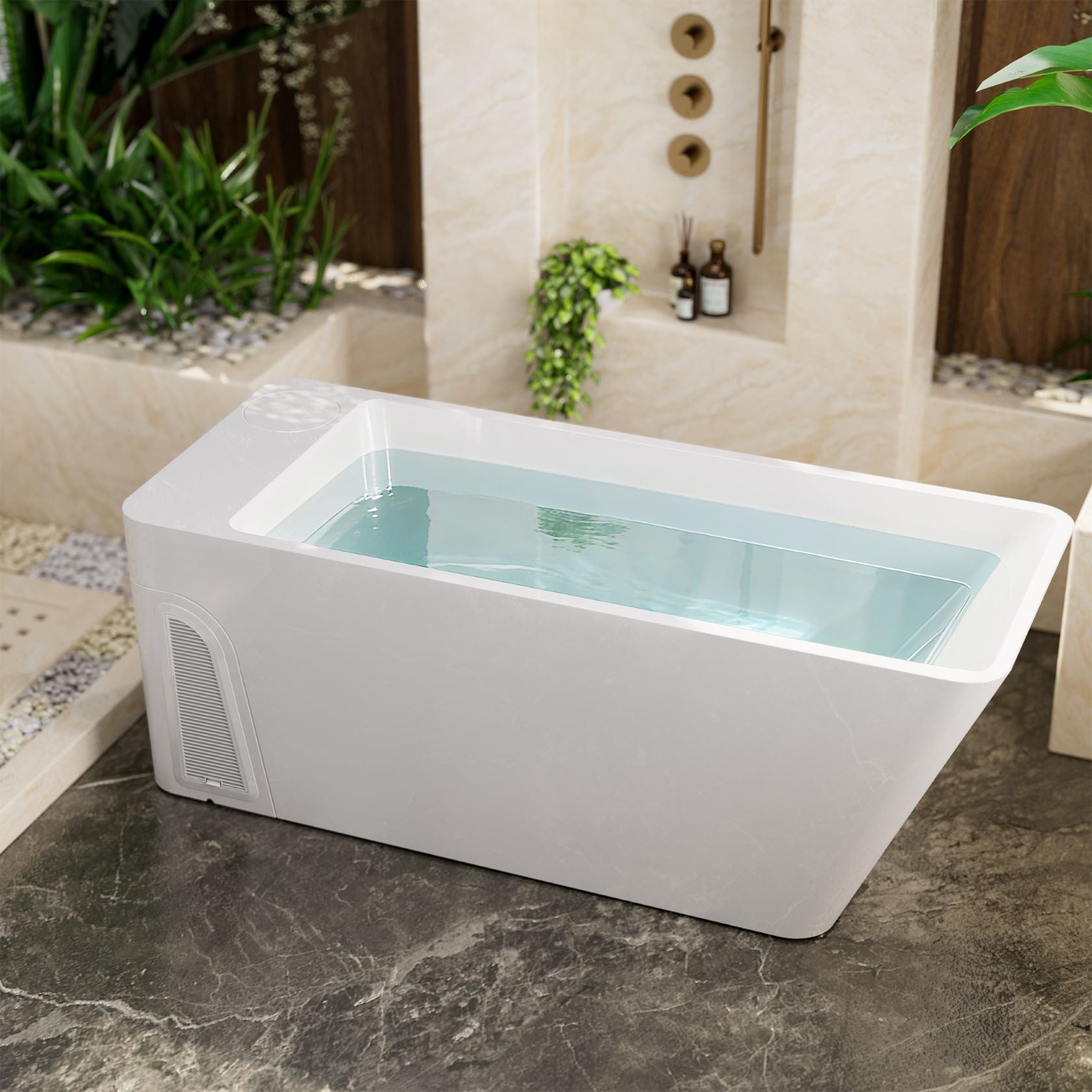 Empava Cryo Prism | Modern Cold Plunge Tub for Clarity and Renewal