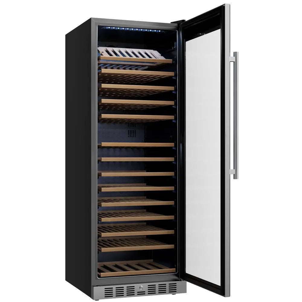 Vinoteca Empava de 24 pulgadas, refrigerador de vinos de 67 pulgadas de alto