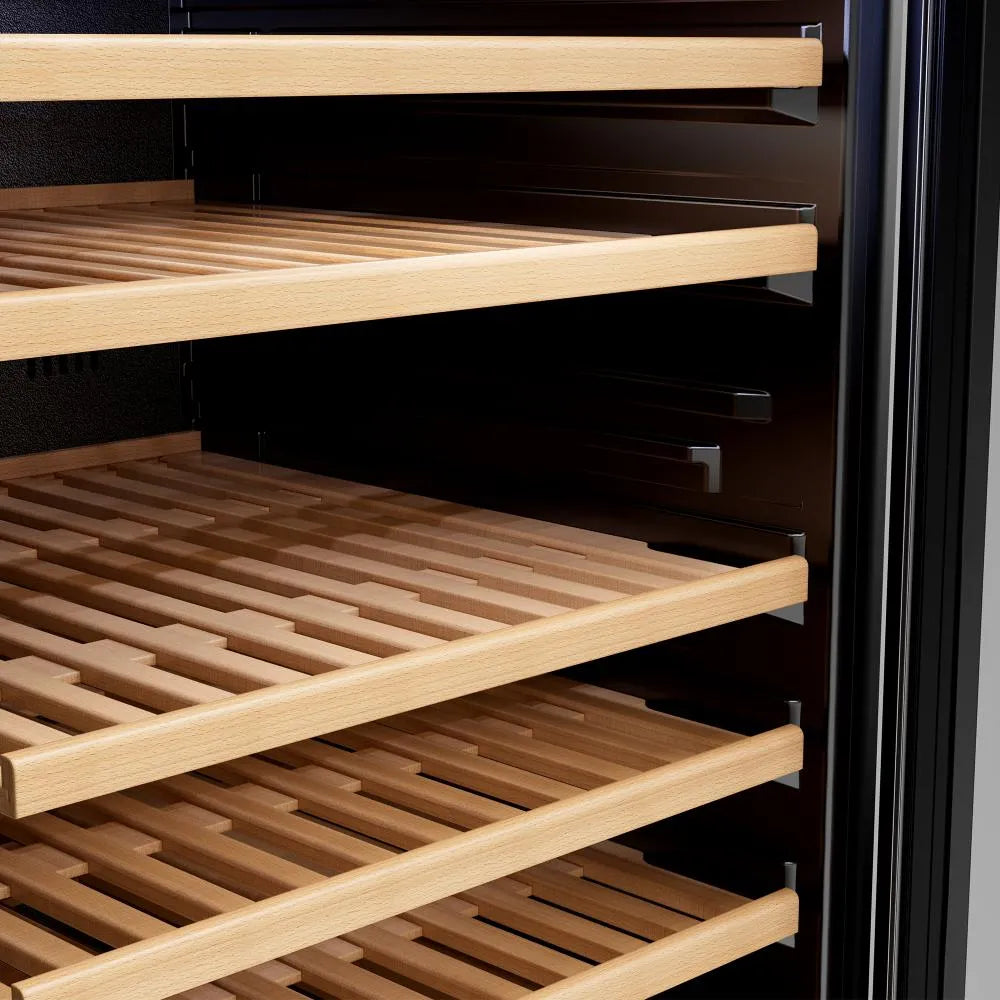 Vinoteca Empava de 24 pulgadas, refrigerador de vinos de 67 pulgadas de alto