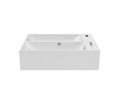 Empava 79CLF03 dual-zone hot and cold plunge tub front view