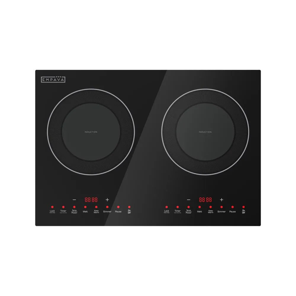 Empava 20 inch 2 burners Black Induction Cooktop