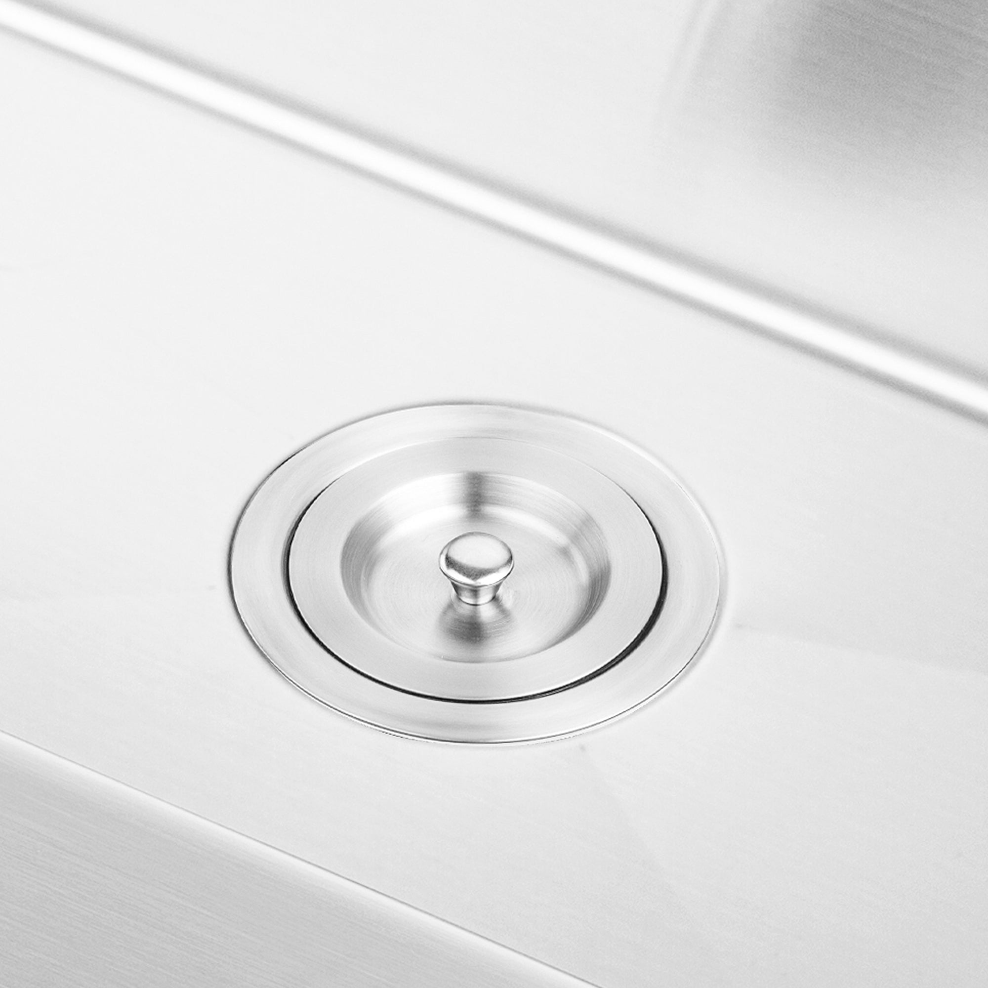 Empava 3.5 inch Stainless Steel Kitchen Sink Basket Strainer Drain Assembly