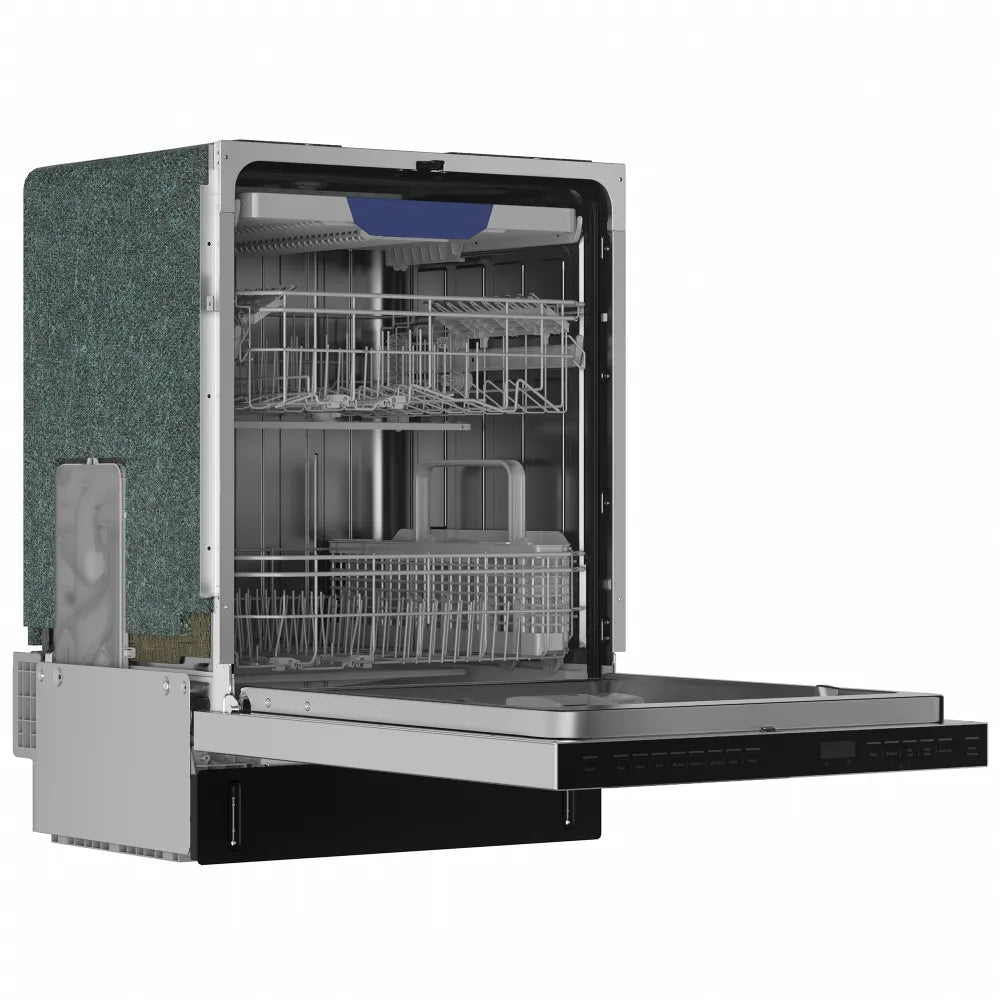 Empava 24 inch Top Control 8-Cycle Built-In Tall Tub Dishwasher with 15 Place Settings