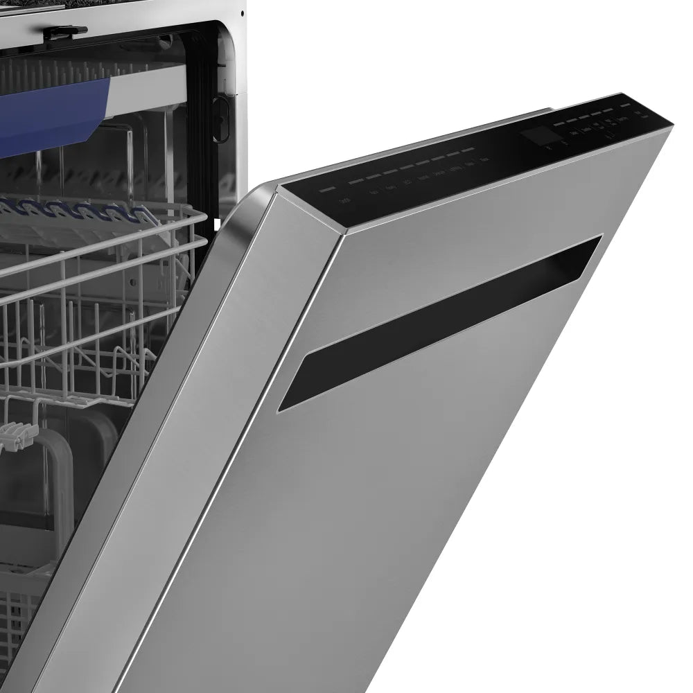 Empava 24 inch Top Control 8-Cycle Built-In Tall Tub Dishwasher with 15 Place Settings