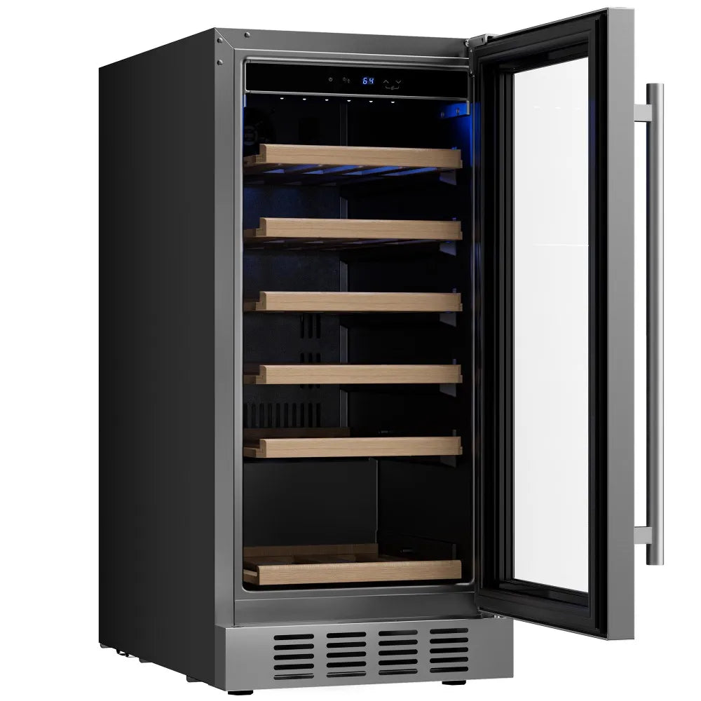 Empava 15 Inch Wine Cooler Wine Fridge 31 Bottles