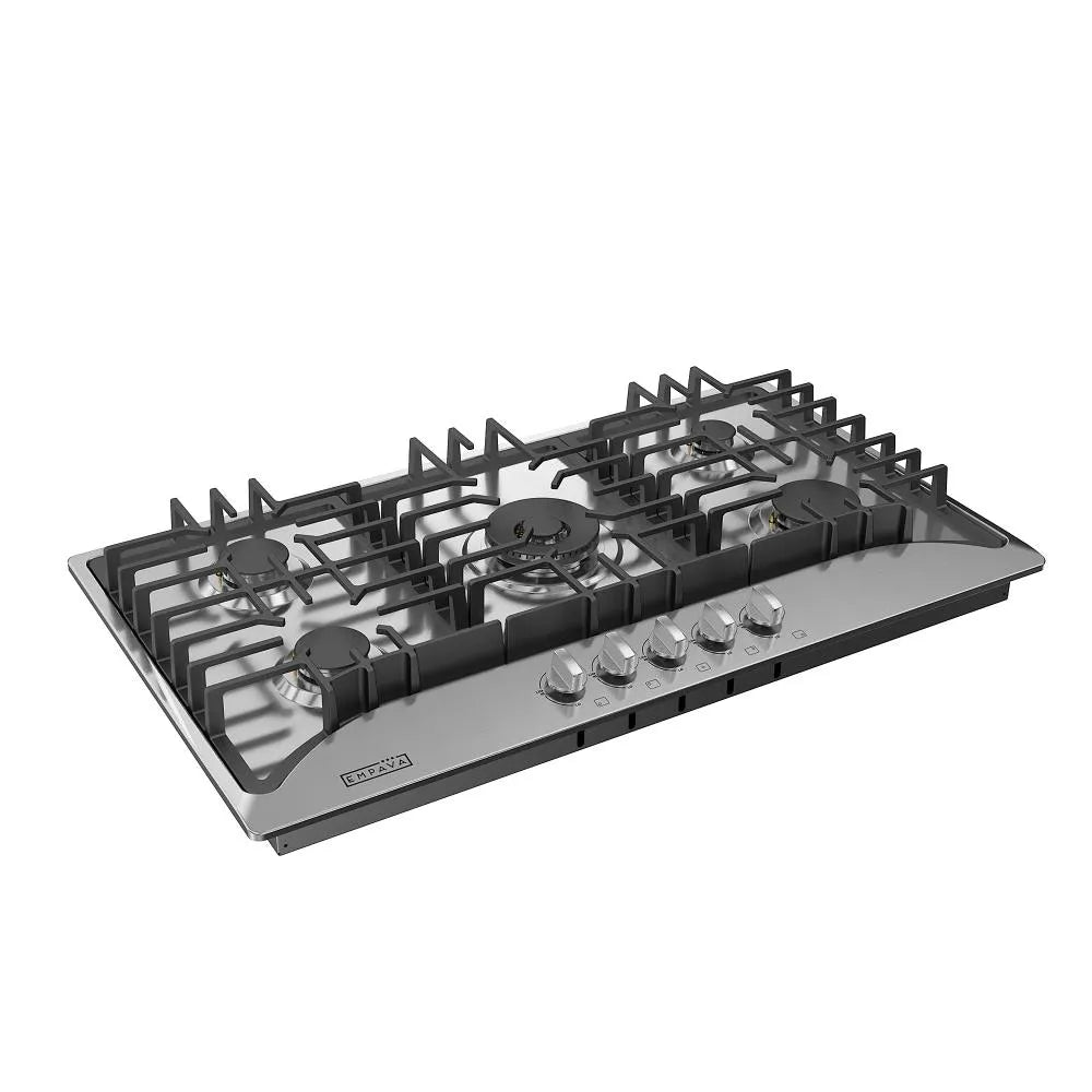 Table de cuisson au gaz Empava 36 pouces 5 brûleurs