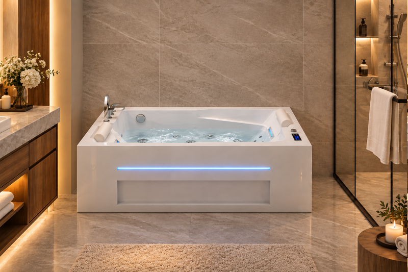 High-end apartment bathroom