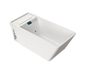 Empava 79CLF02 cold plunge tub angled view showing spacious interior and digital control panel