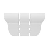 Bathtub White Headrest For AIS Series Whirlpool Spa Tubs