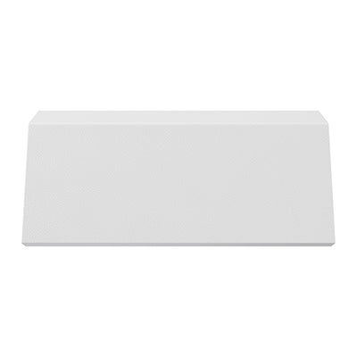 A white rectangular headrest for the EMPV-67JT351LED Whirlpool Waterfall Tub is shown against a plain white background. The top surface appears flat, while the front surface has a slight texture, with no other distinguishing features or details visible.