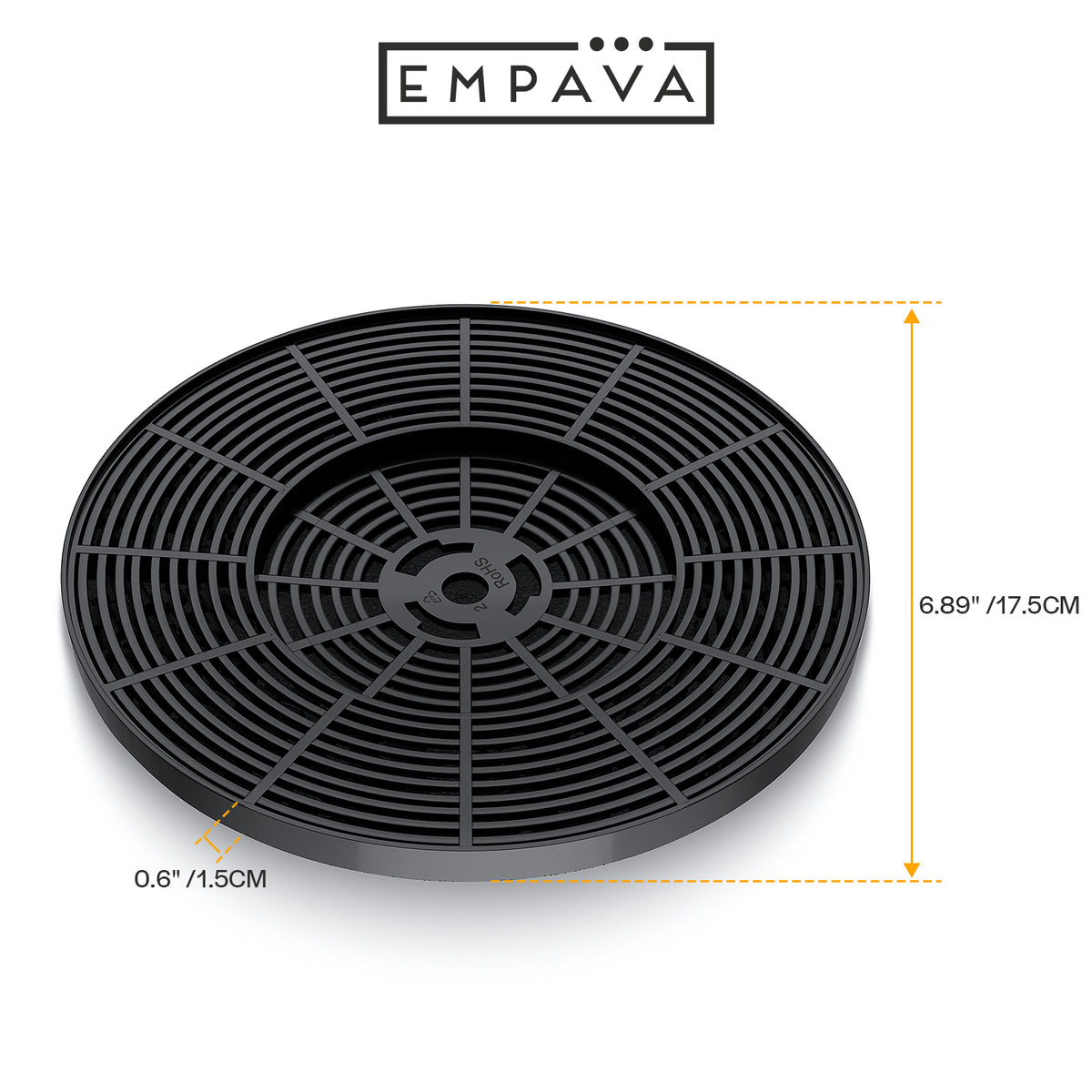 Empava Replacement Charcoal Filter for Ductless Range Hoods 30RH15F & 30RH16F