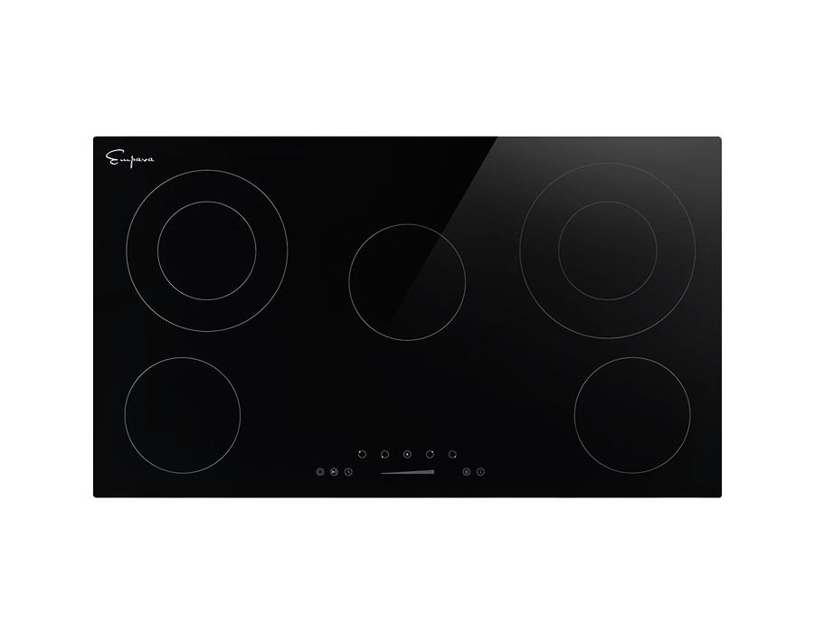 Empava 36 Inch Black Electric Radiant Cooktop