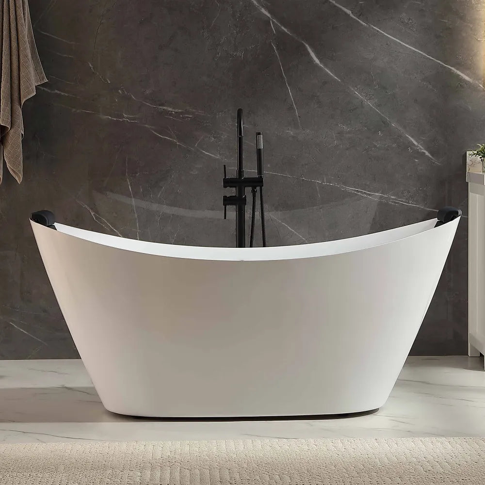 EMPV-67AIS38-BN-67-inch-Freestanding-Massage-Whirlpool-1-Person-Bathtub-Front-View