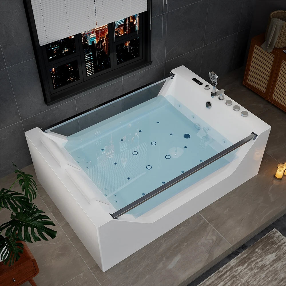 EMPV-71PRO01-71-inch-Freestanding-Combo-Massage-Whirlpool-Inline-Heater-2-Person-Bathtub-with-Dual-Glass-Design-Overflow