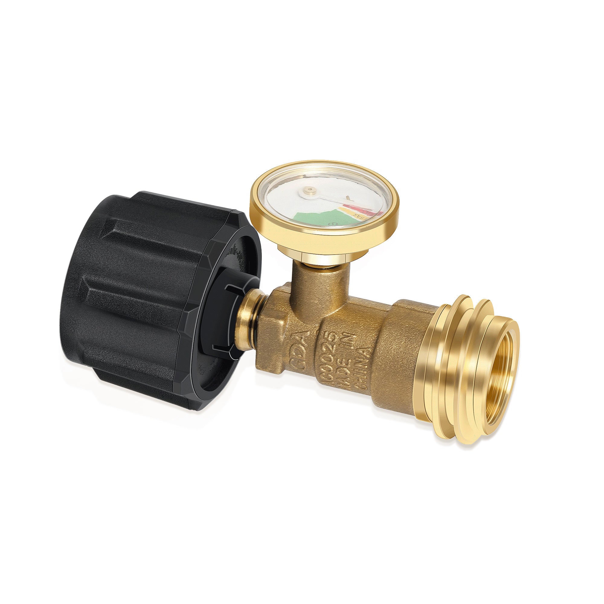 Empava Glow-in-the-Dark Propane Tank Gauge & Leak Detector for 5-40lb Tanks