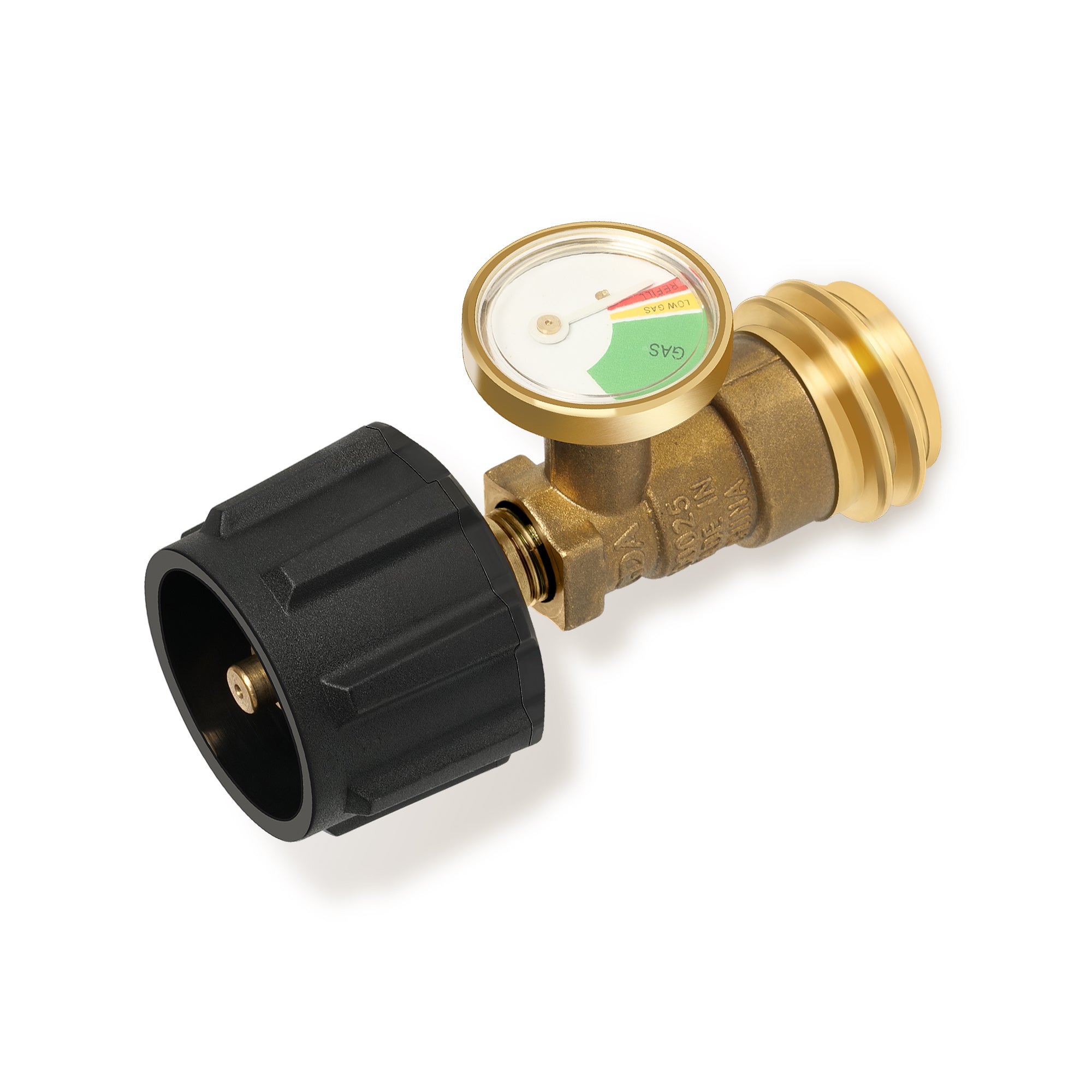 Empava Glow-in-the-Dark Propane Tank Gauge & Leak Detector for 5-40lb Tanks