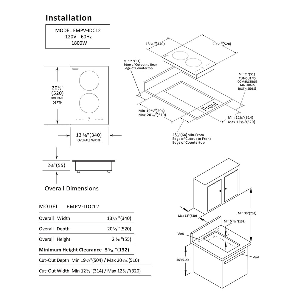 EMPV-IDC12-dimensions