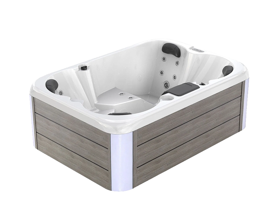 Luxury Freestanding 4-Person Rectangle Outdoor Hot Tub