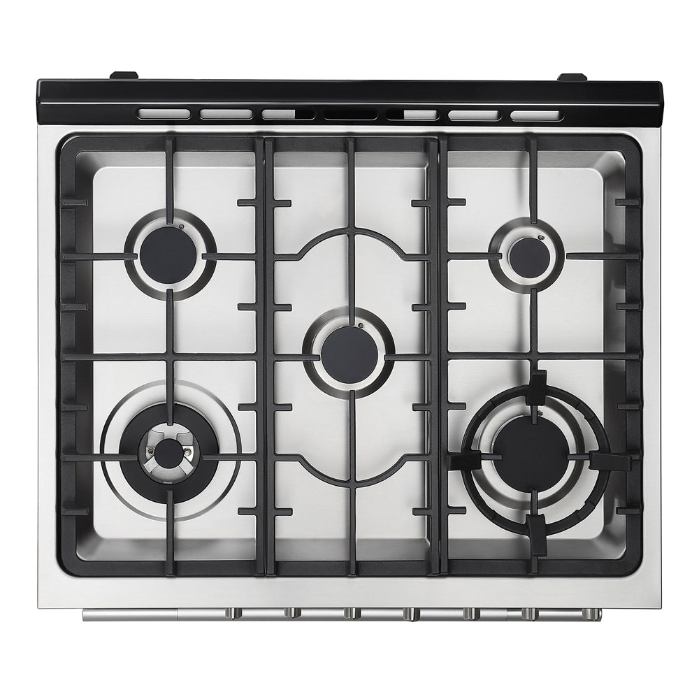 Empava 30 Inch Freestanding Range Gas Cooktop And Oven 30GR06 cooktop front view