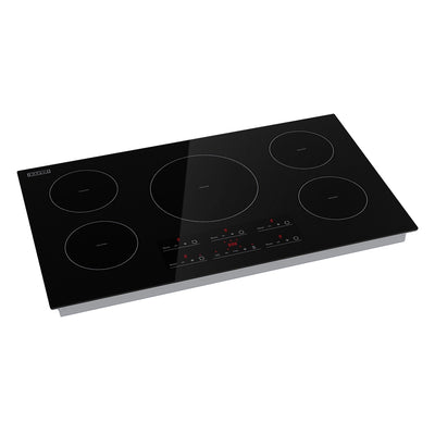 Empava 36 inch Width 21 inch Depth Induction Cooktop idc36 left side view