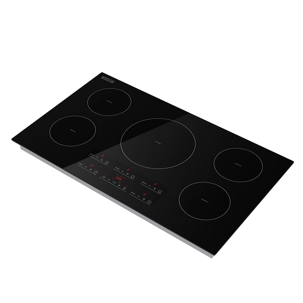 Empava 36 inch Width 21 inch Depth Induction Cooktop idc36 right side view