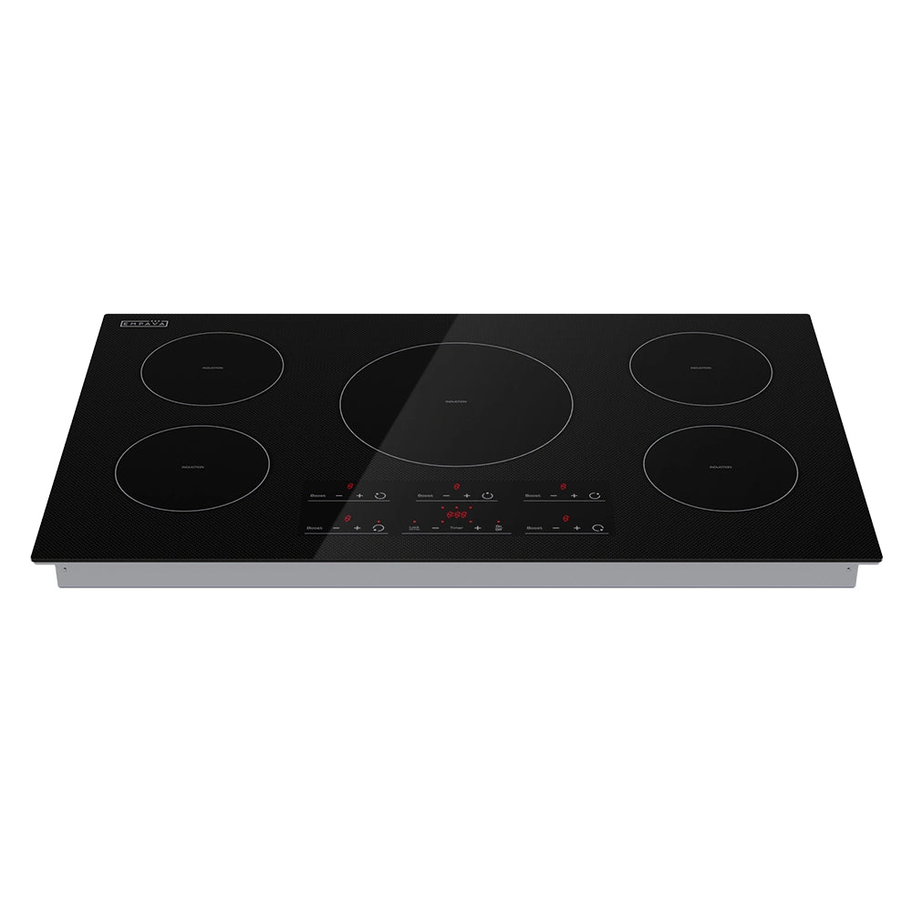 Empava 36 inch Width 21 inch Depth Induction Cooktop idc36 side view