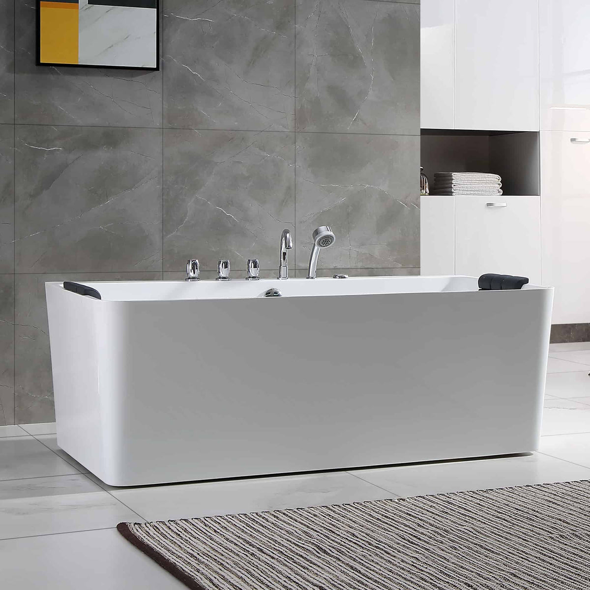 Rectangular Whirlpool Tubs for Modern Baths | Empava 67AIS03