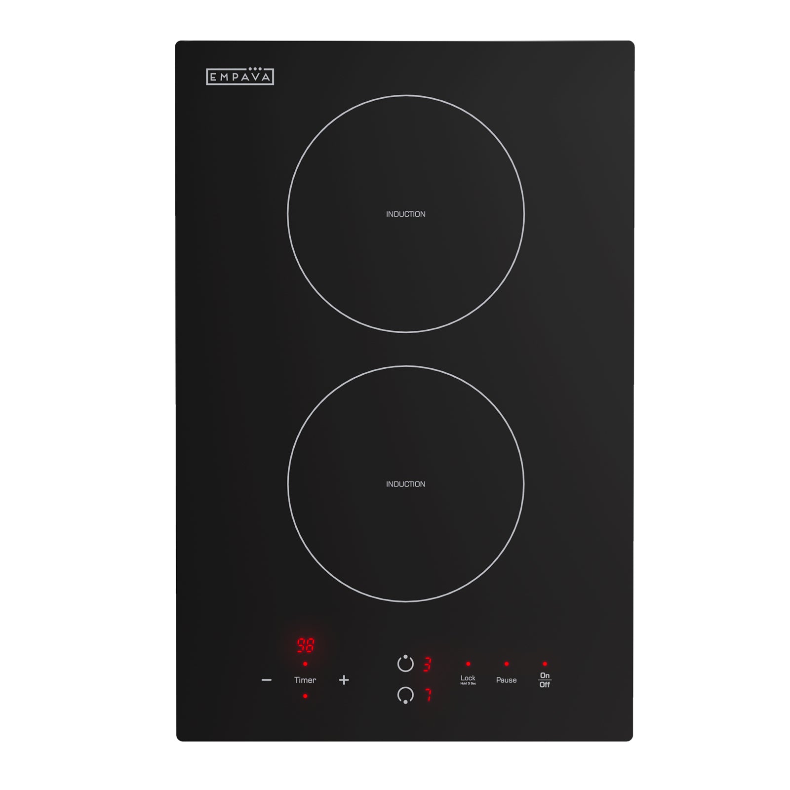 Empava-EMPV-IDC12-Portable_Induction_Cooktop-front-view-light-up