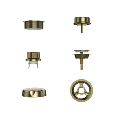 Bathtub Faucet Fixtures For EMPV-67JT351LED Whirlpool Waterfall Tub Bronze Fixture-5