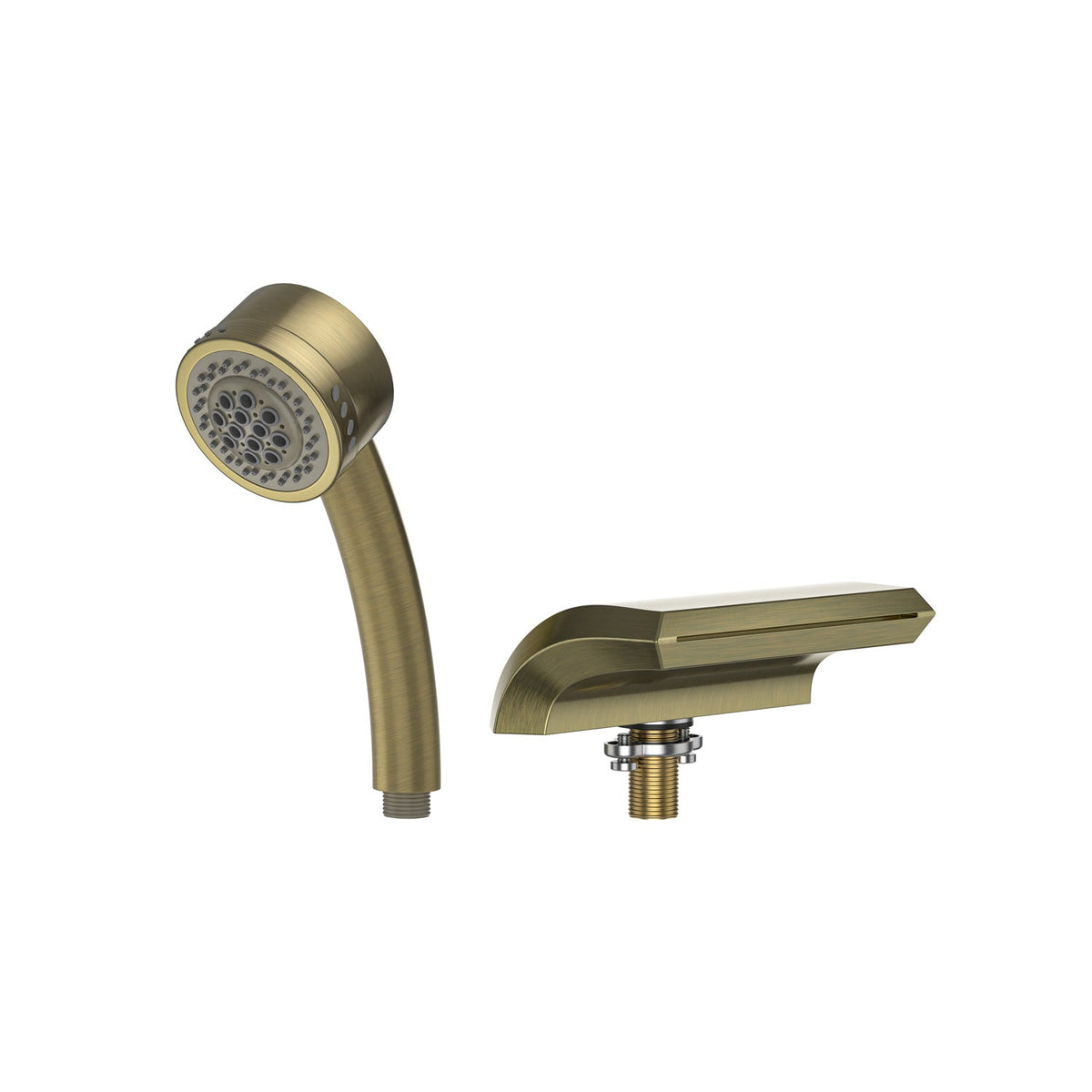 Bathtub Faucet Fixtures For EMPV-71JT667B 2-Person Whirlpool Tub Bronze Fixture-1